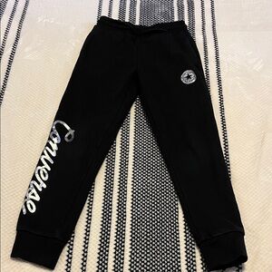 Converse Kids Black Sweatpants with Logo